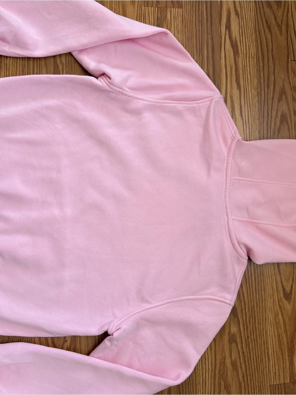 Girls Nike Light Pink Hoodie with White Logo Size XL